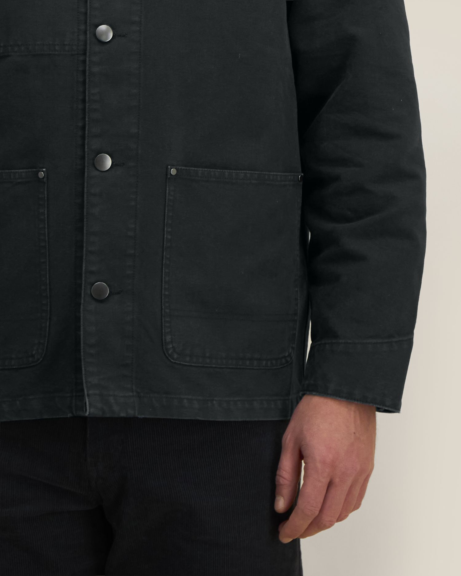 Unisex-Jacke aus stückgefärbtem Baumwoll-Canvas – 379 GSM | Arbeitsjacke – STJU294