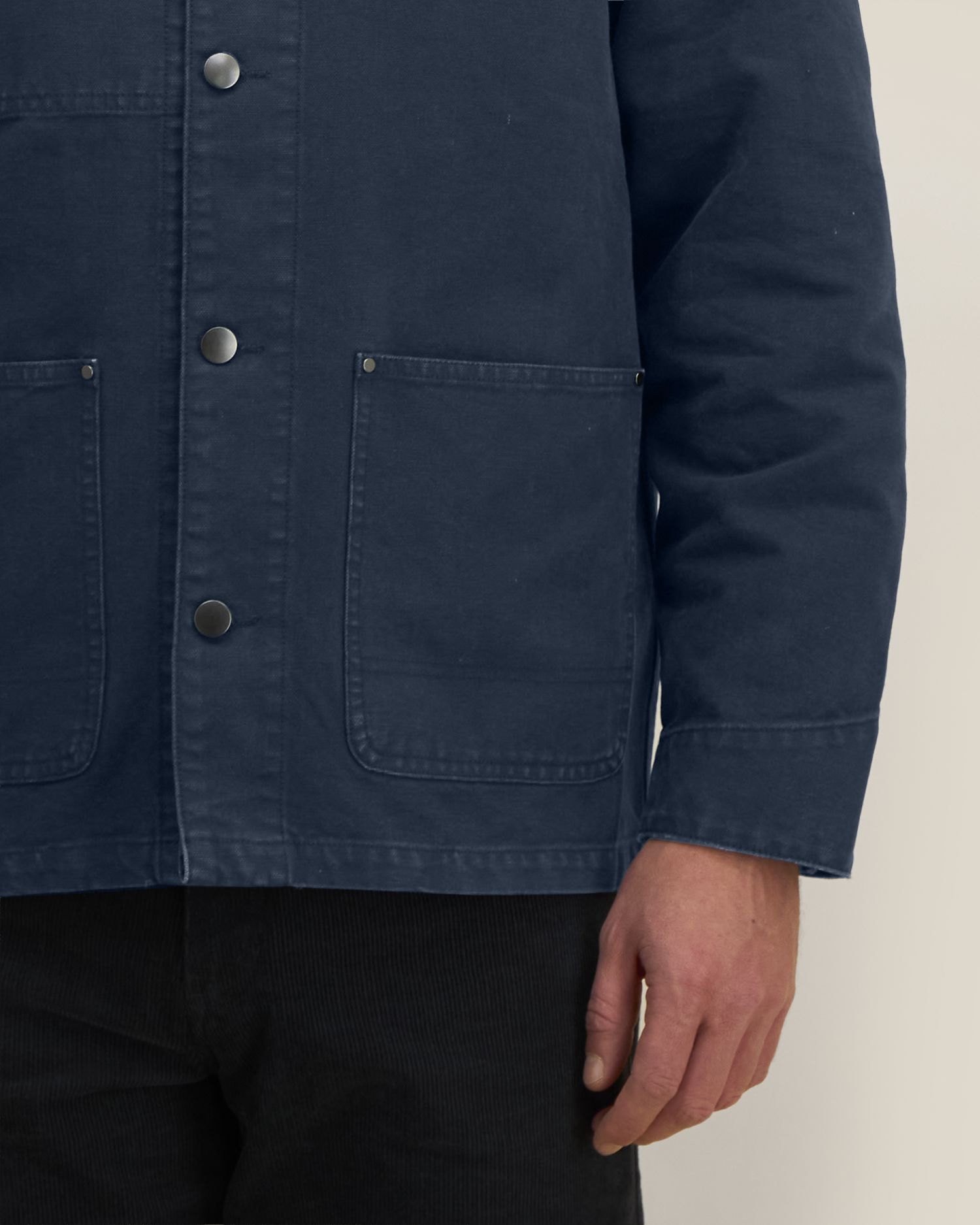 Unisex-Jacke aus stückgefärbtem Baumwoll-Canvas – 379 GSM | Arbeitsjacke – STJU294