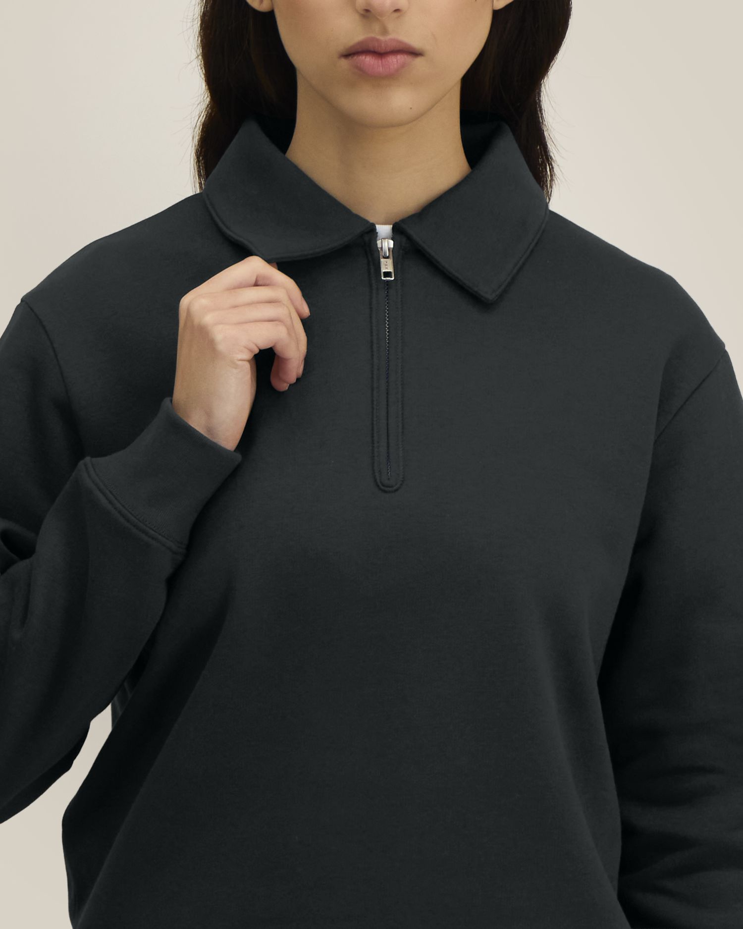 Sudadera unisex con cuello y cremallera de un cuarto - 280 GSM | Proper - STSU273