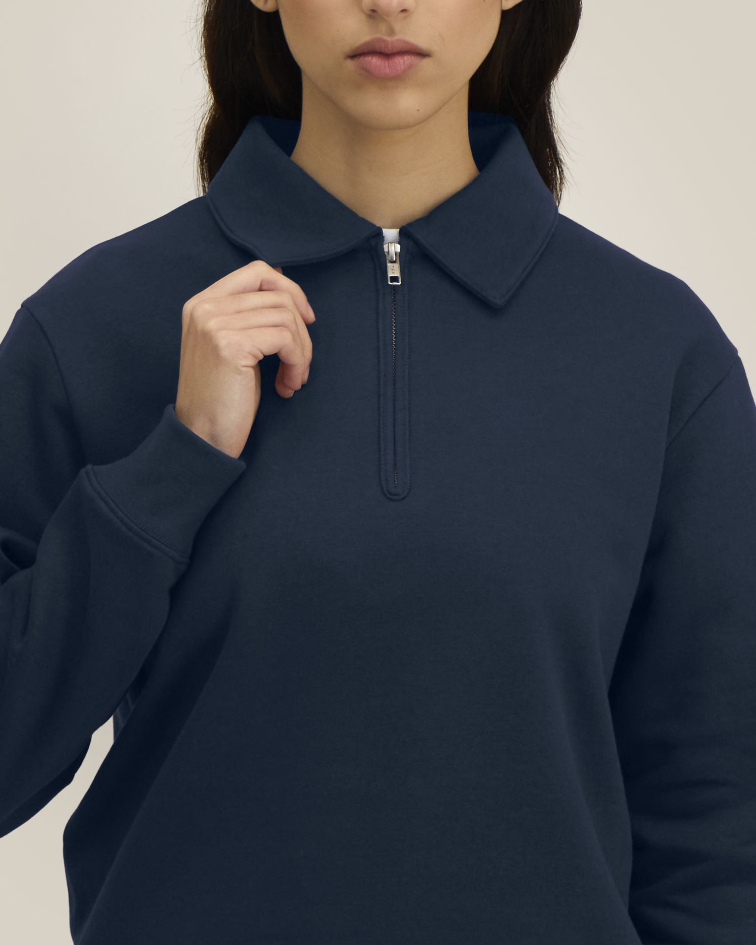Sudadera unisex con cuello y cremallera de un cuarto - 280 GSM | Proper - STSU273