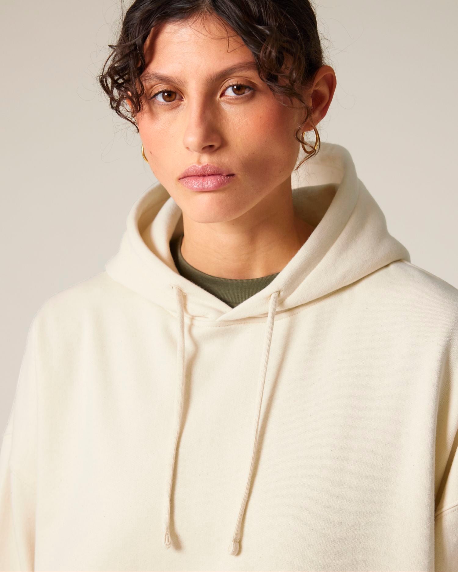 Women's Organic Cotton Hoodie Sweatshirt - 300 GSM | Nora STSW213