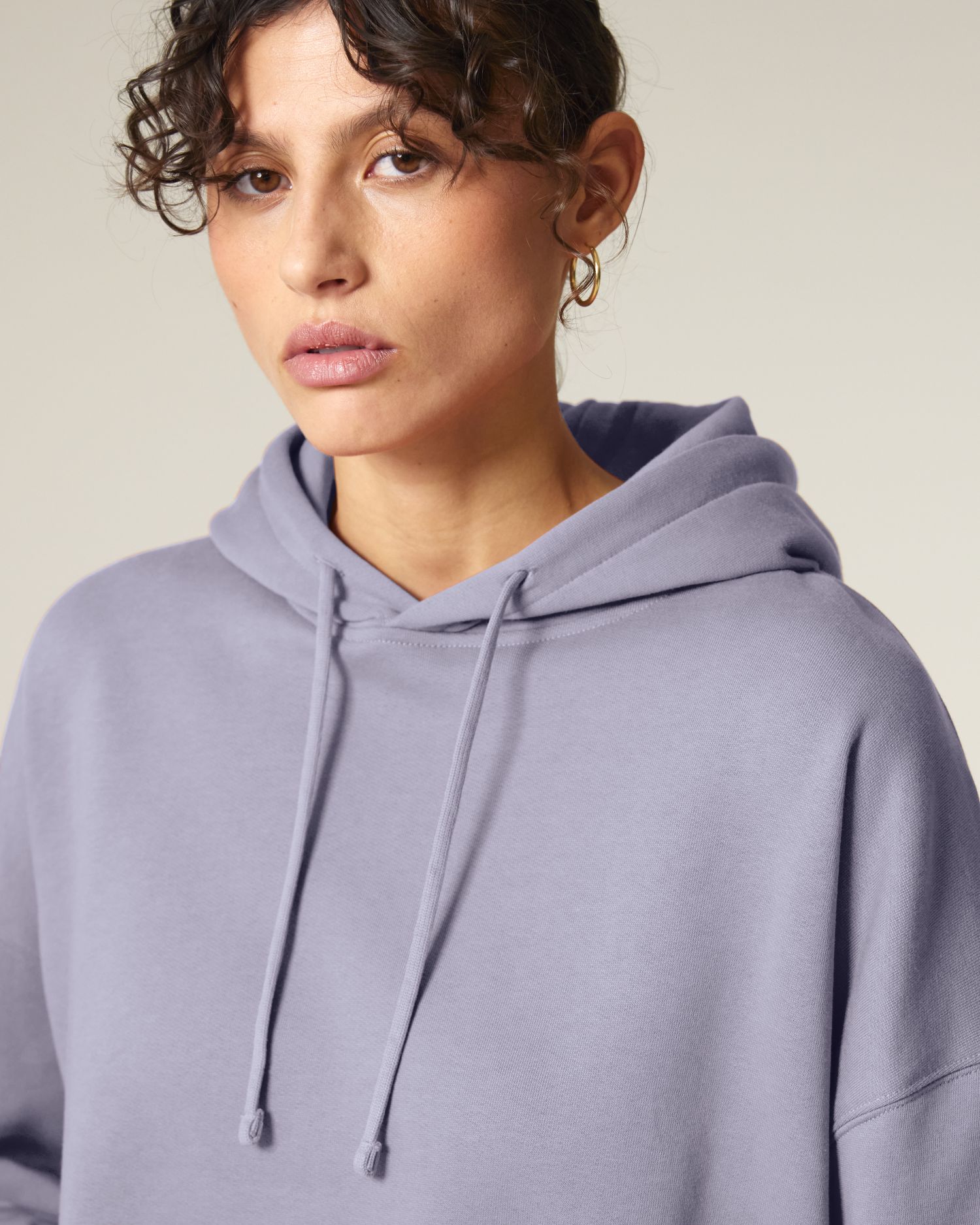 Women's Organic Cotton Hoodie Sweatshirt - 300 GSM | Nora STSW213