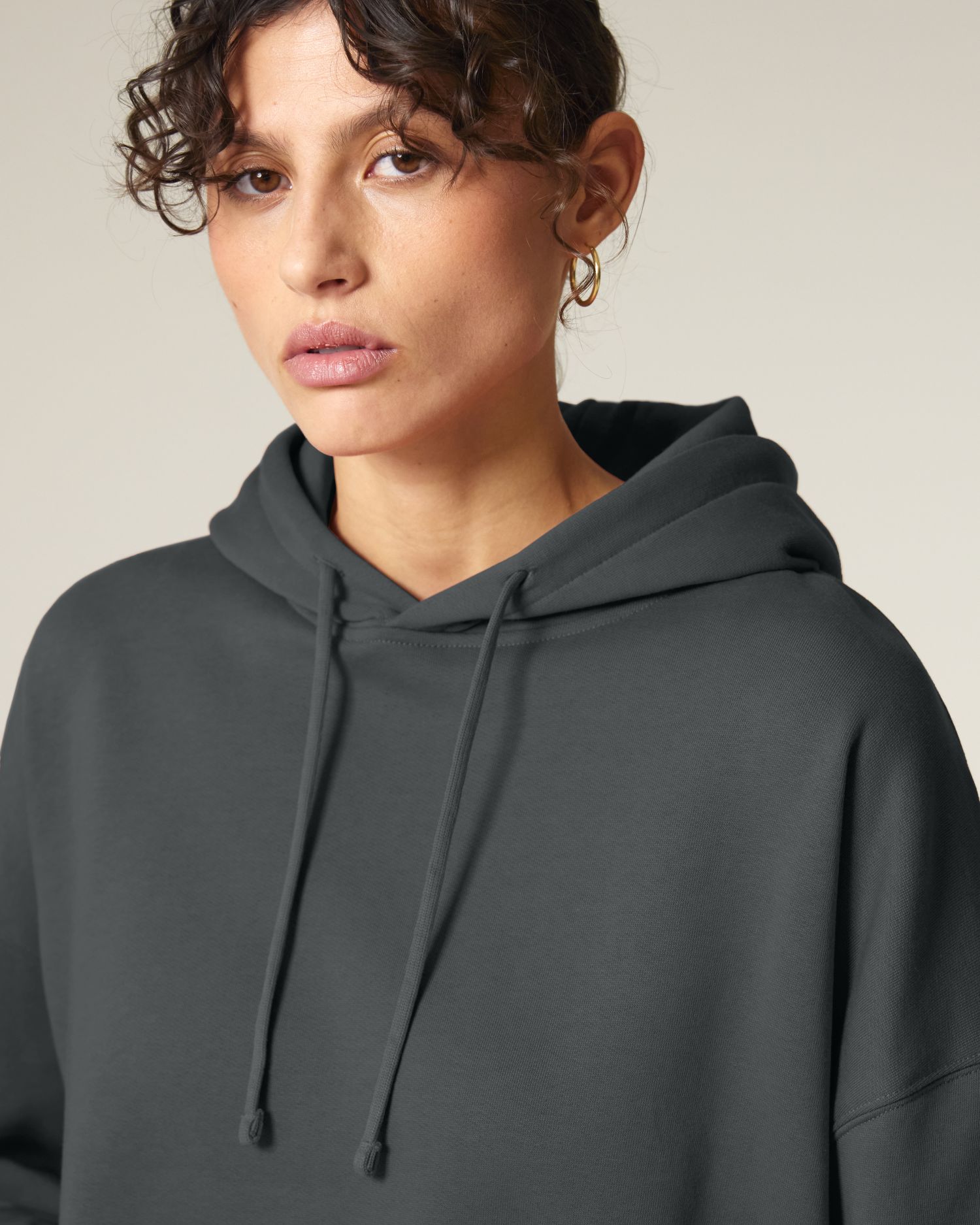 Sweat à Capuche en Coton Bio pour Femmes - 300 GSM | Nora STSW213