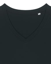 Camiseta orgánica de mujer con cuello en V - 155 GSM | Stella Isla STTW176