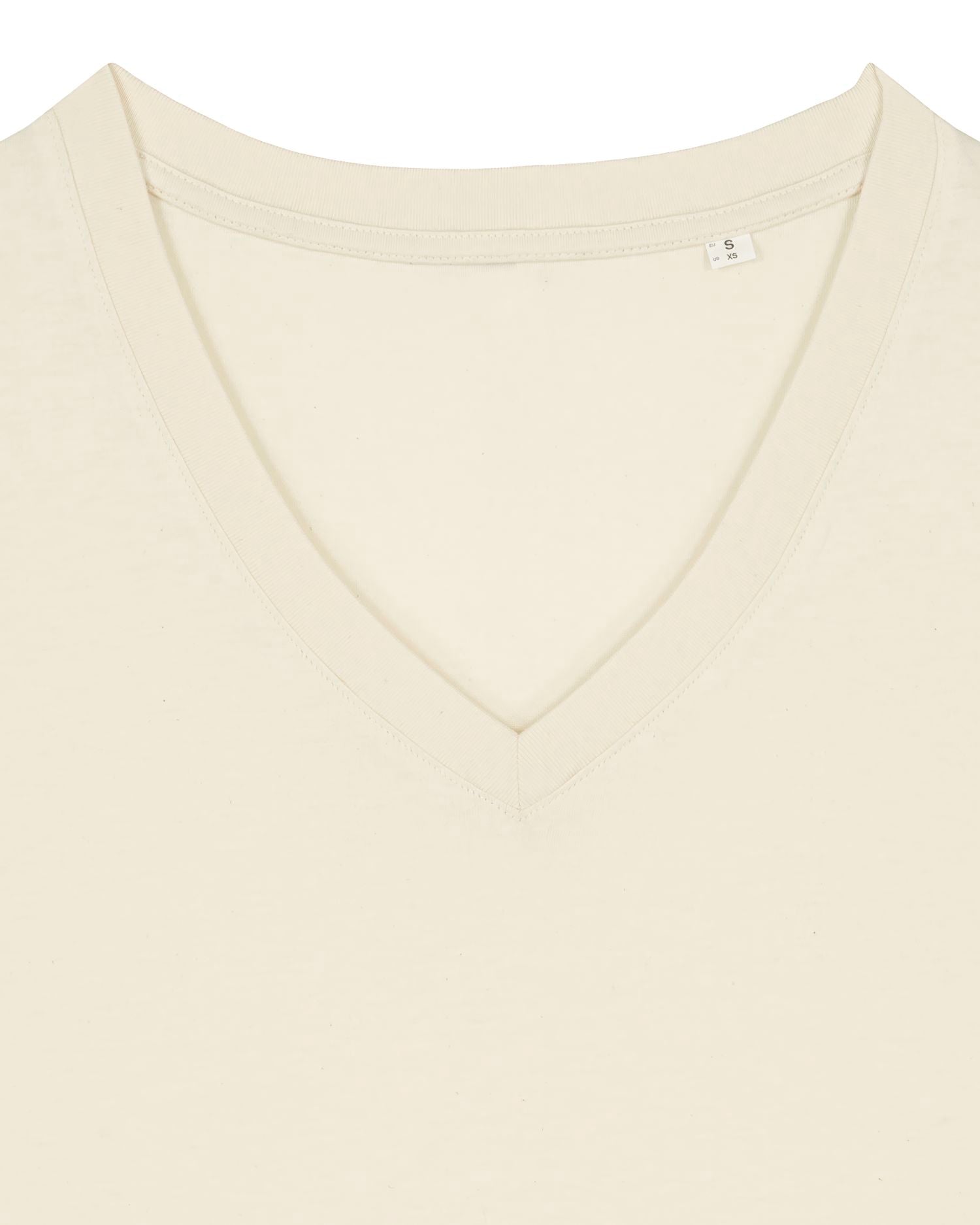 Camiseta orgánica de mujer con cuello en V - 155 GSM | Stella Isla STTW176