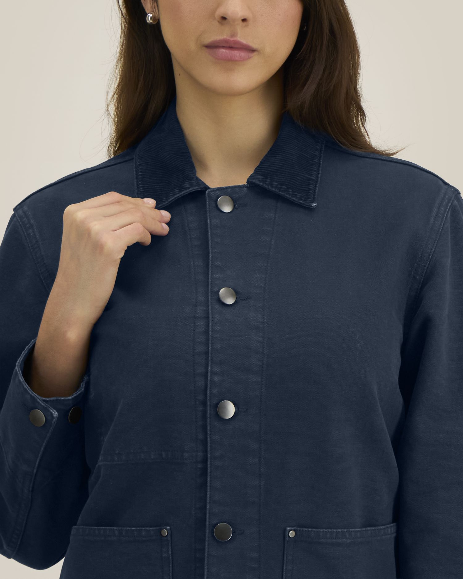 Unisex-Jacke aus stückgefärbtem Baumwoll-Canvas – 379 GSM | Arbeitsjacke – STJU294