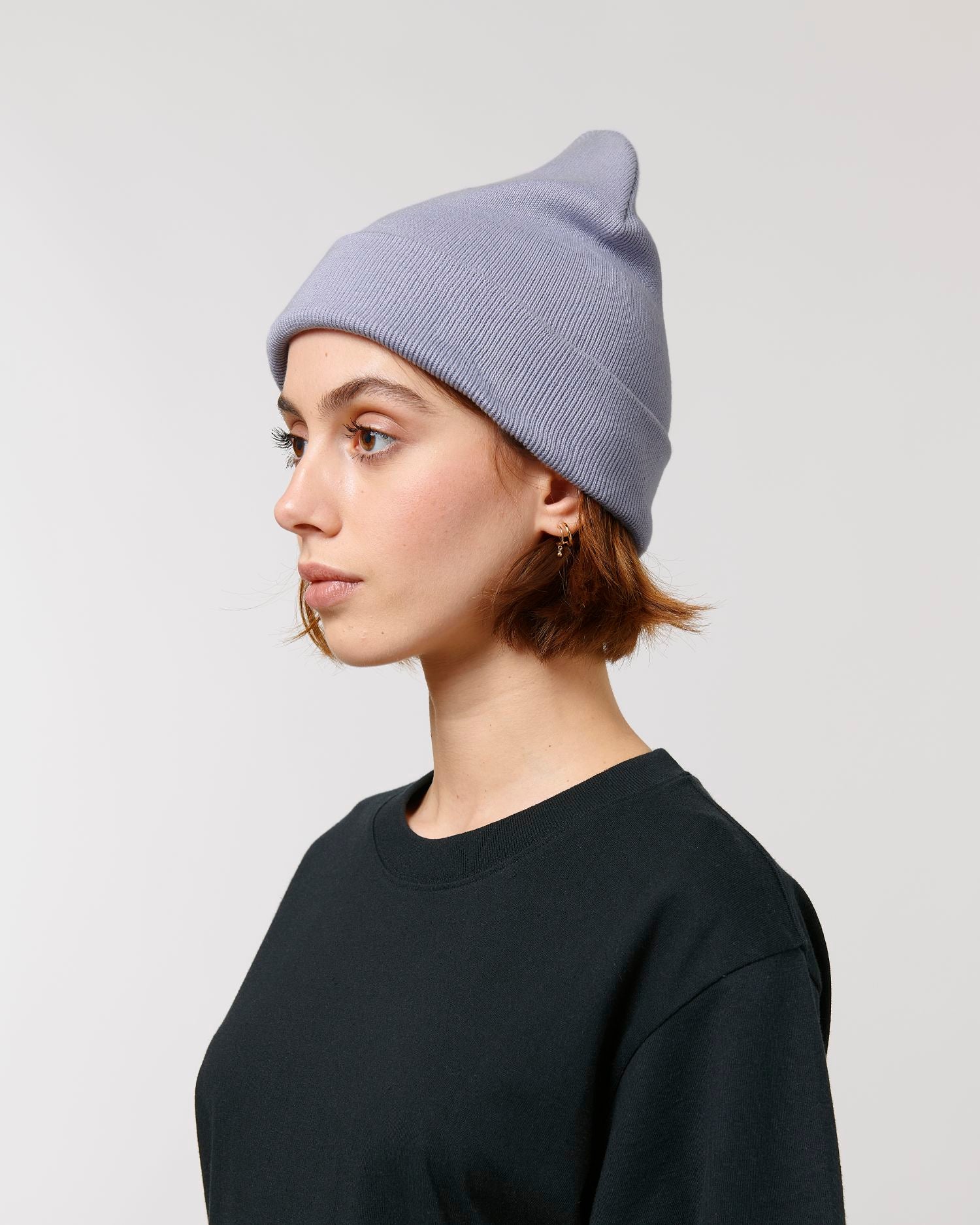 Organic & Recycled Two-Layer Beanie | Rib Beanie STAU772