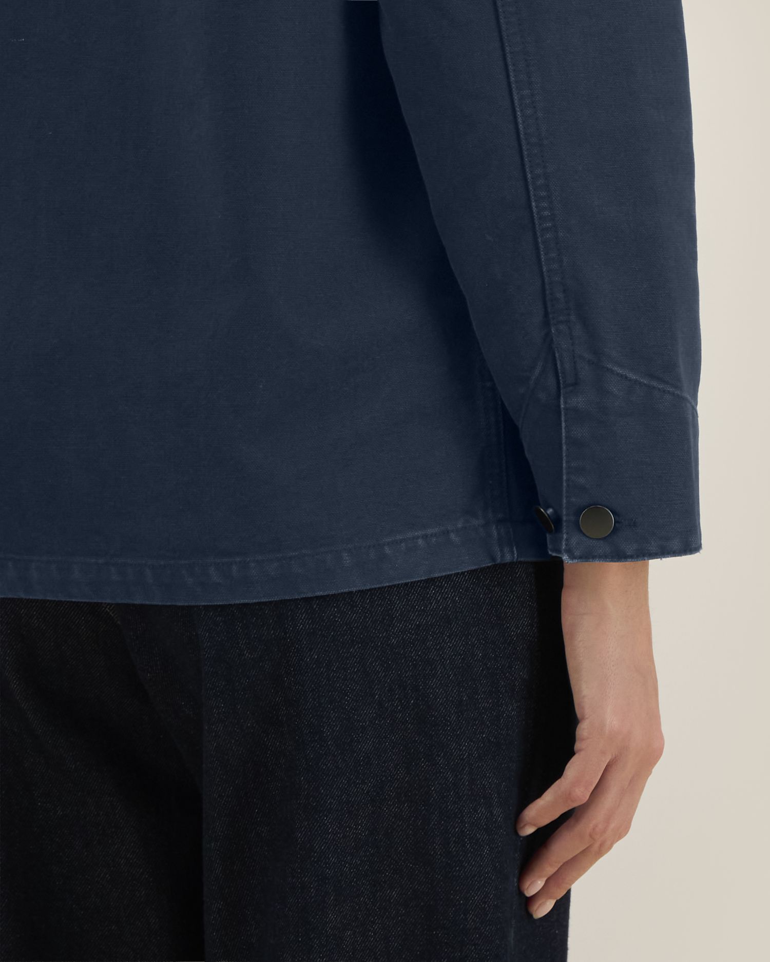 Unisex-Jacke aus stückgefärbtem Baumwoll-Canvas – 379 GSM | Arbeitsjacke – STJU294