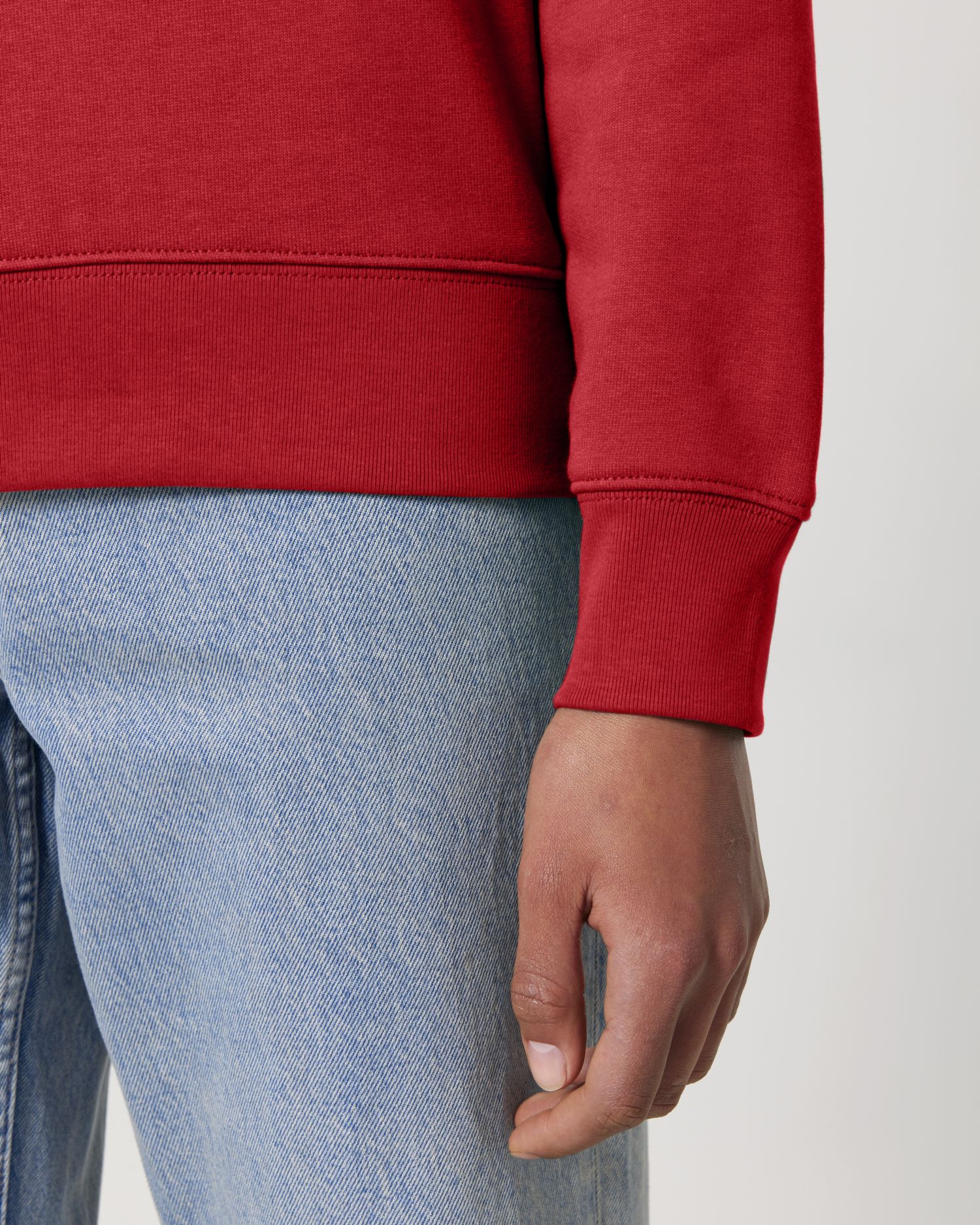 Sudadera unisex de cuello redondo - algodón orgánico 350 GSM | STSU178 Changer 2.0
