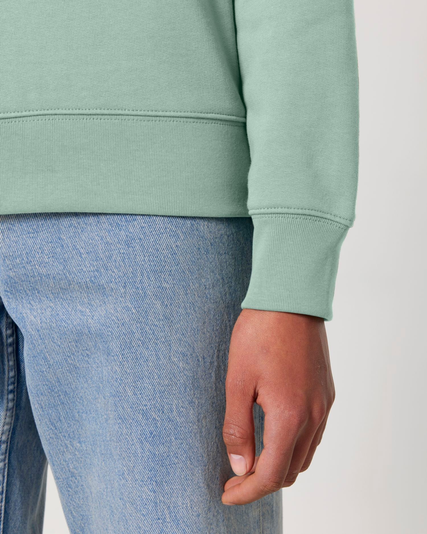 Sudadera unisex de cuello redondo - algodón orgánico 350 GSM | STSU178 Changer 2.0