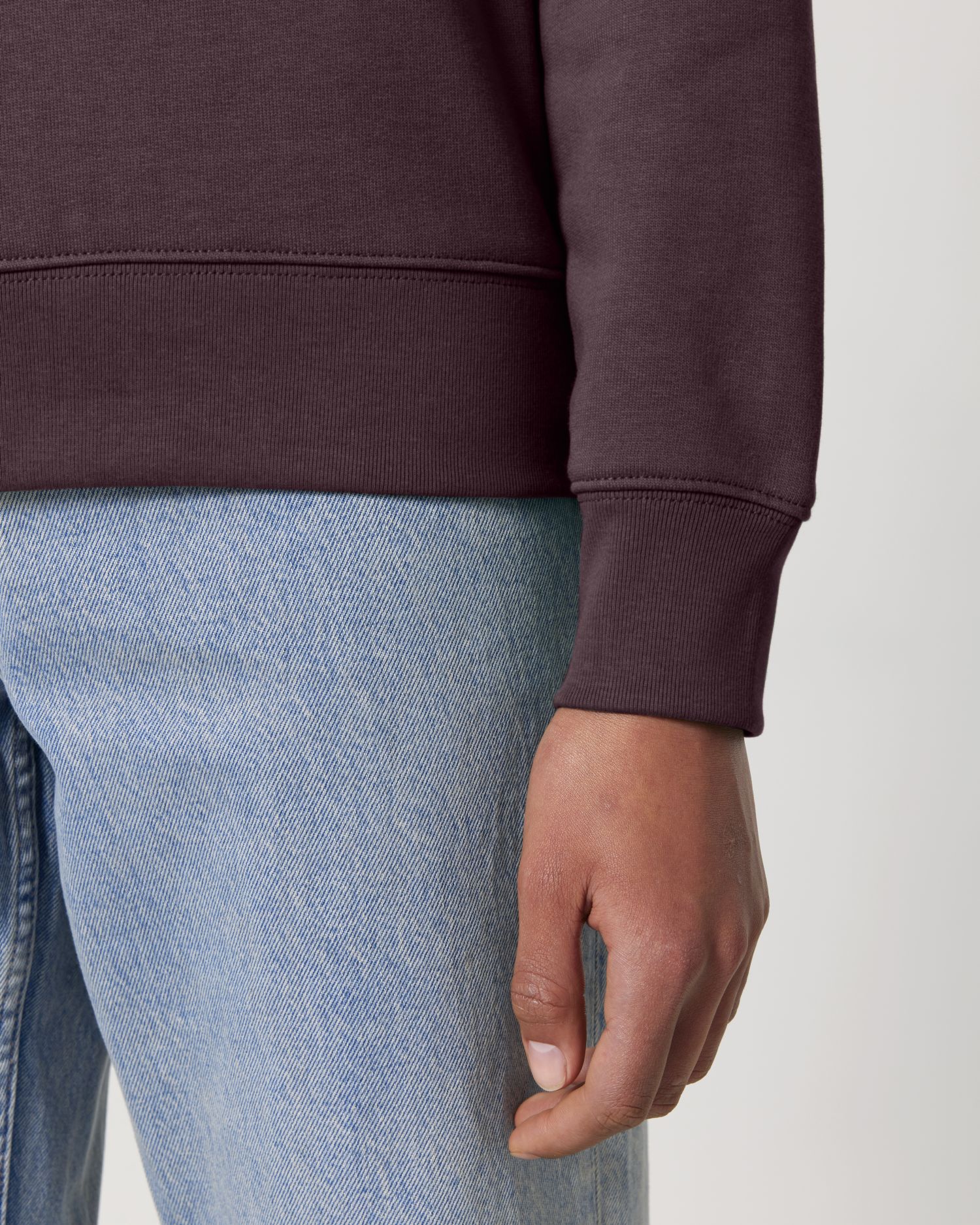 Sudadera unisex de cuello redondo - algodón orgánico 350 GSM | STSU178 Changer 2.0
