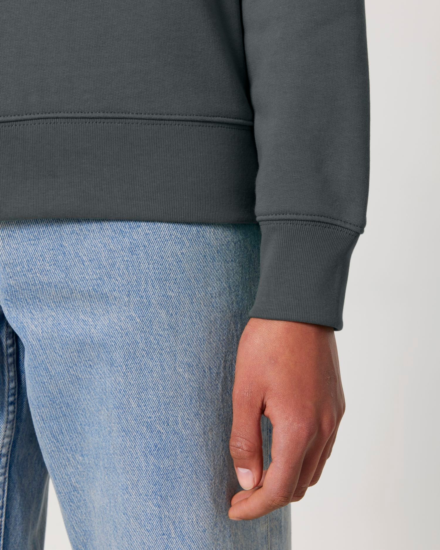 Sudadera unisex de cuello redondo - algodón orgánico 350 GSM | STSU178 Changer 2.0