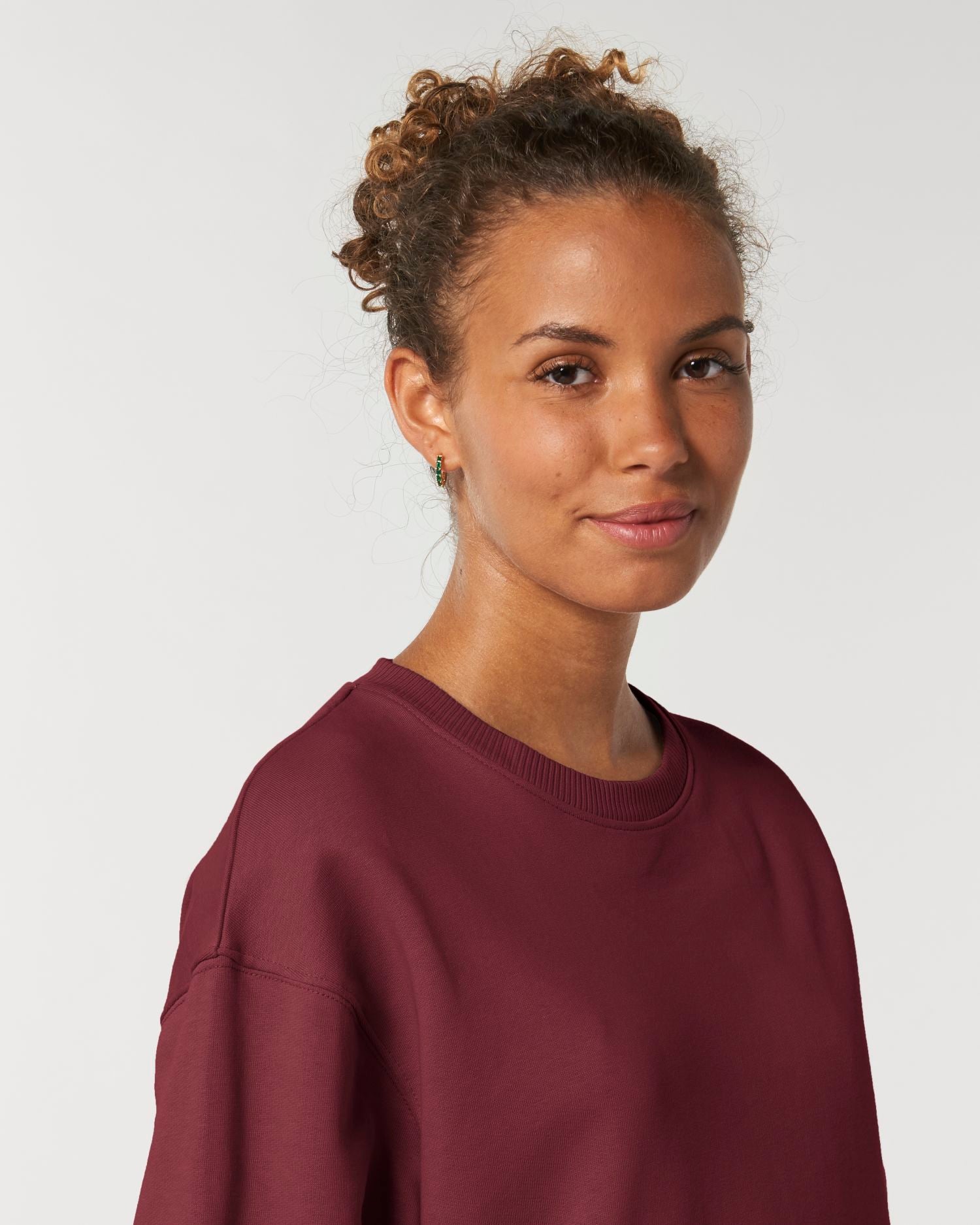 Unisex Organische Relaxed Crew Neck Sweatshirt | Radder STSU857