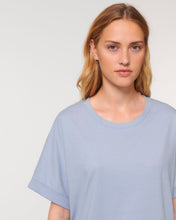 Camiseta extragrande con mangas enrolladas para mujer - 155 g/m² | Stella Collider STTW089