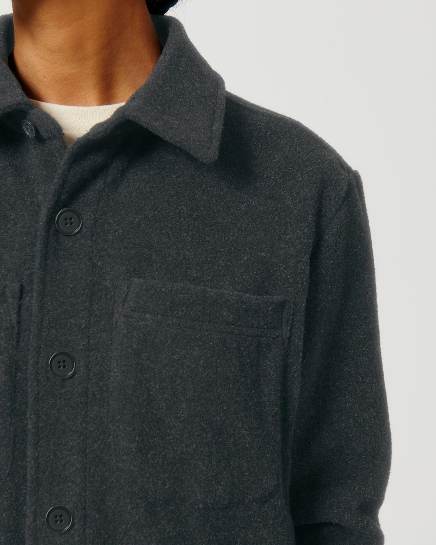 Unisex Gerecycled Twill Overshirt | Rivier STJU845