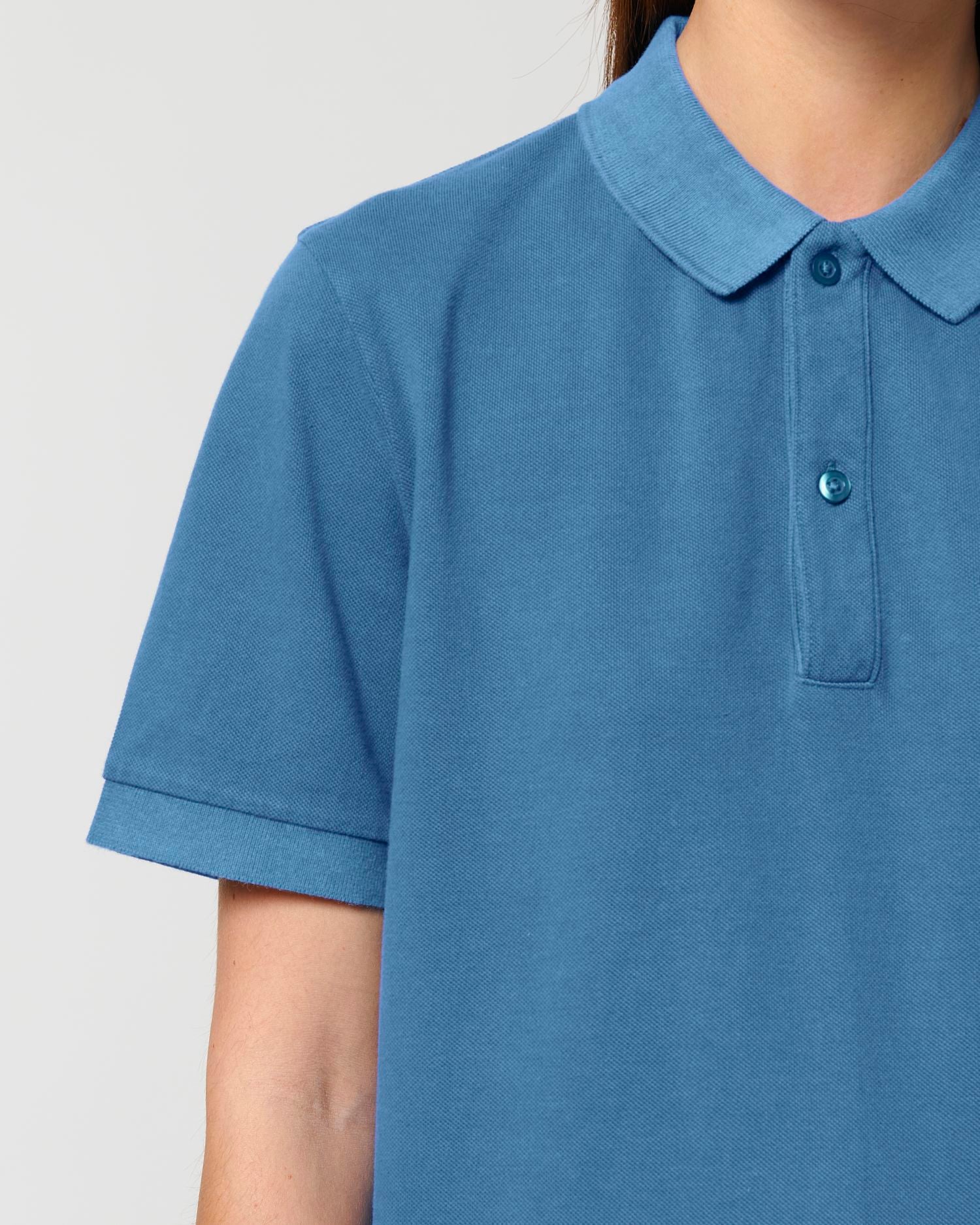 Unisex Garment-Dyed Organic Polo - 230 g/m² | Prepster Vintage Polos - STPU335