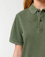 Unisex Garment-Dyed Organic Polo - 230 g/m² | Prepster Vintage Polos - STPU335