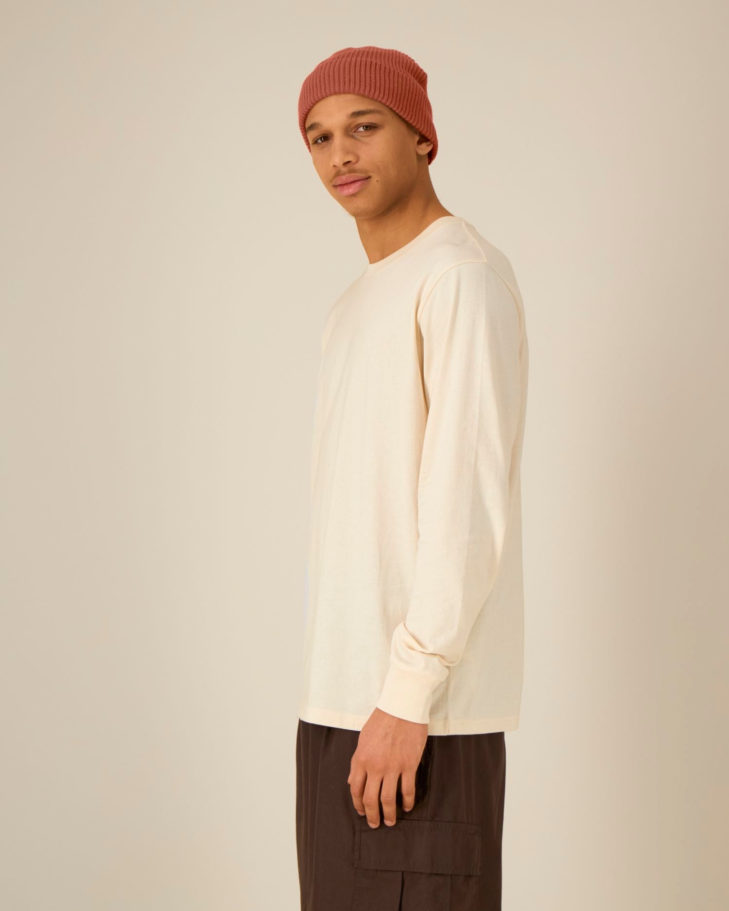 Organic Transition Ribbed Beanie | Fisherman Beanie STAU771