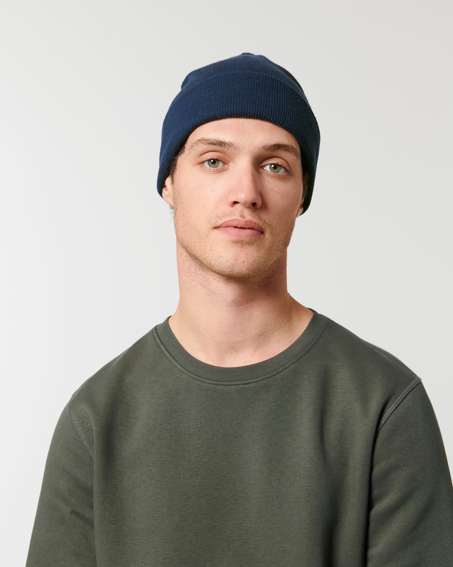 Organic & Recycled Two-Layer Beanie | Rib Beanie STAU772