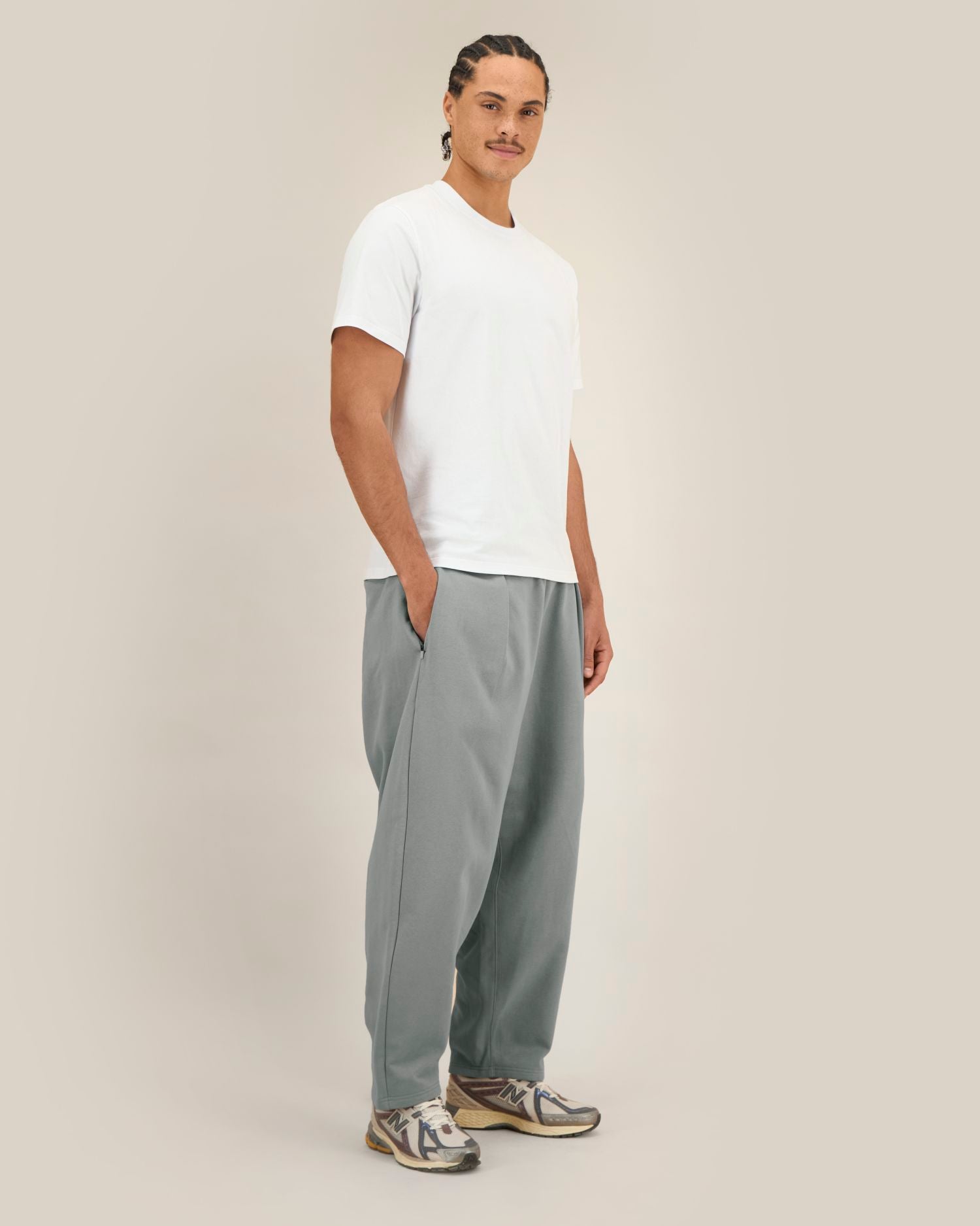 Pantalon de jogging unisexe Oversized à jambes ballon en coton recyclé - 400 g/m² | Barreler - STBU276