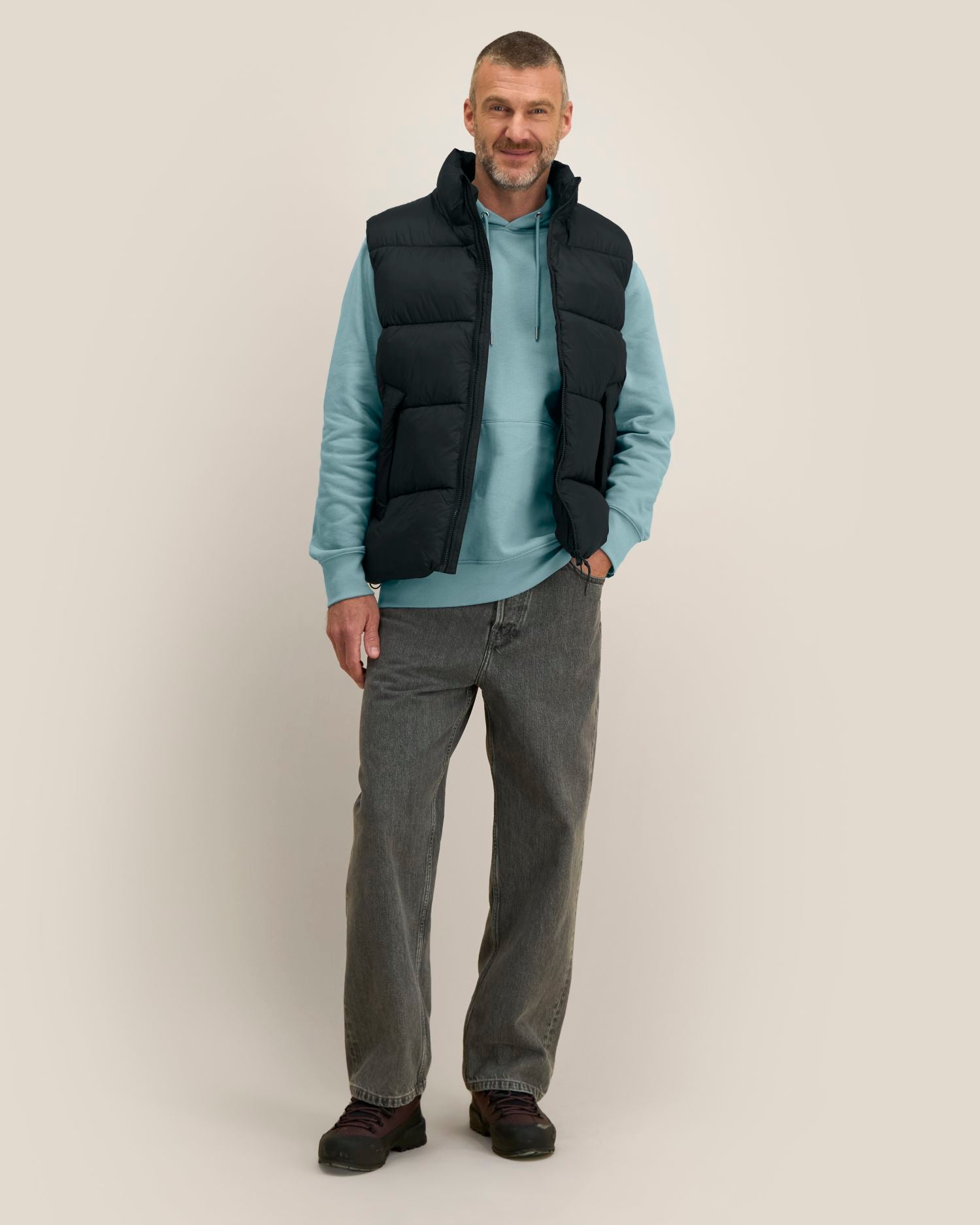 Unisex Padded Gilet in Recycled Nylon | Puffer Gilet 2.0 - STJU293