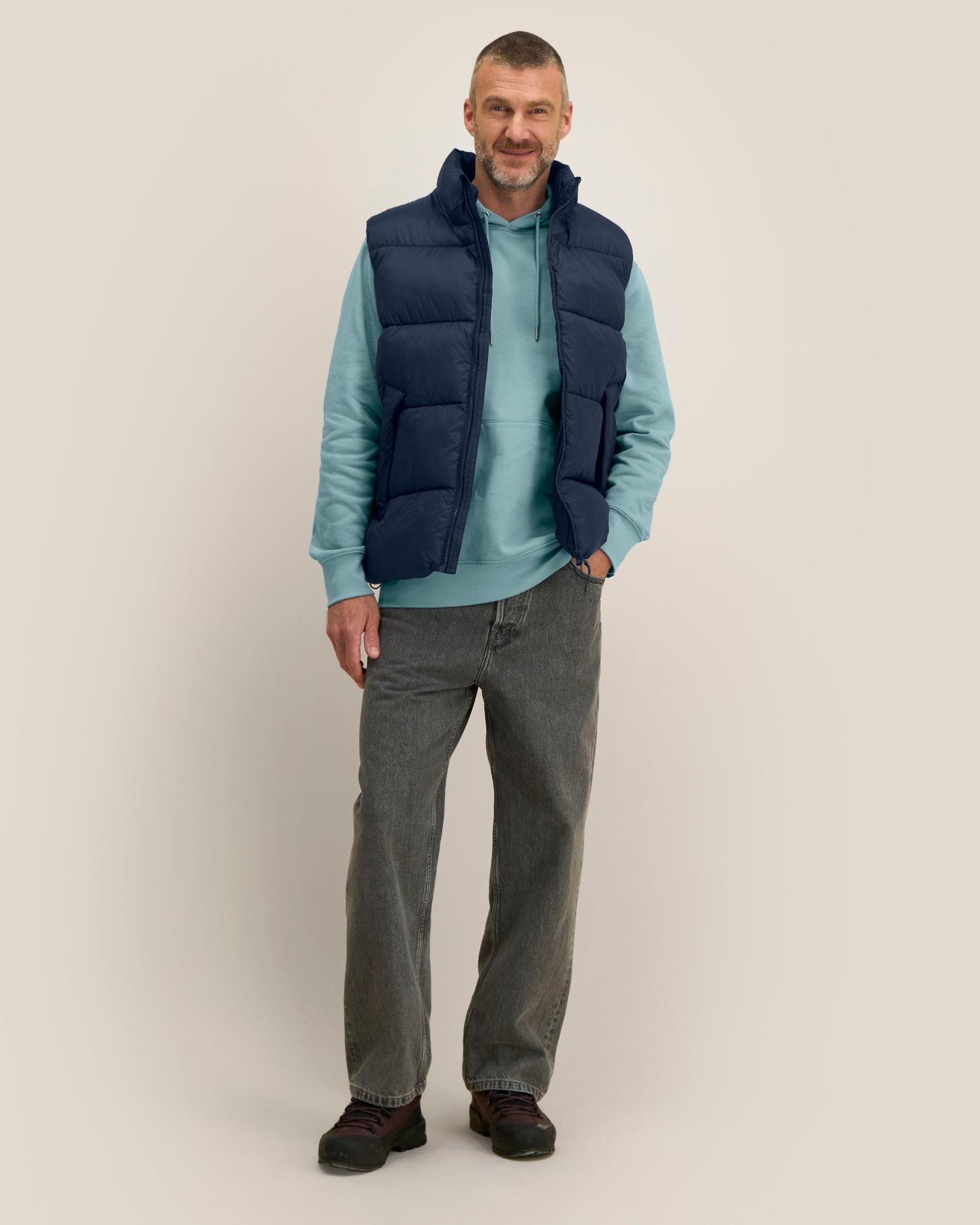 Unisex Padded Gilet in Recycled Nylon | Puffer Gilet 2.0 - STJU293