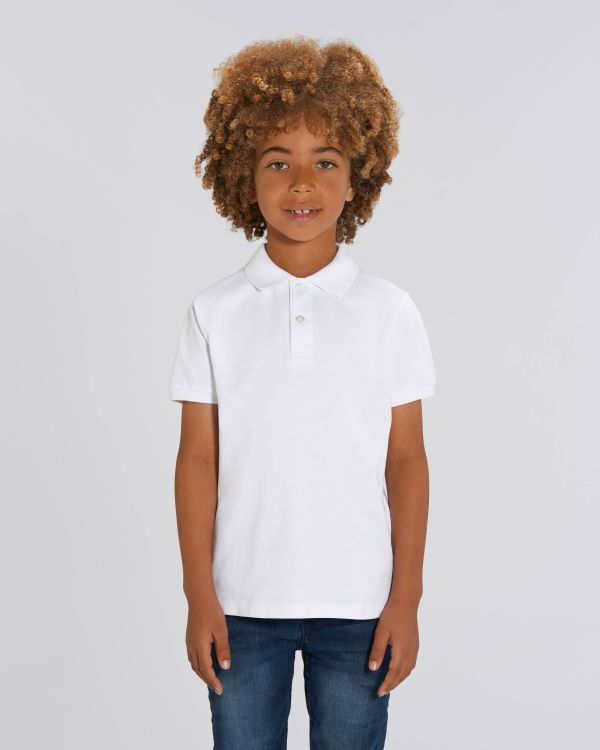 Polo orgánico clásico para niños - 220 g/m² | Mini SprinterSTPK908