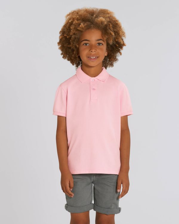 Polo orgánico clásico para niños - 220 g/m² | Mini SprinterSTPK908