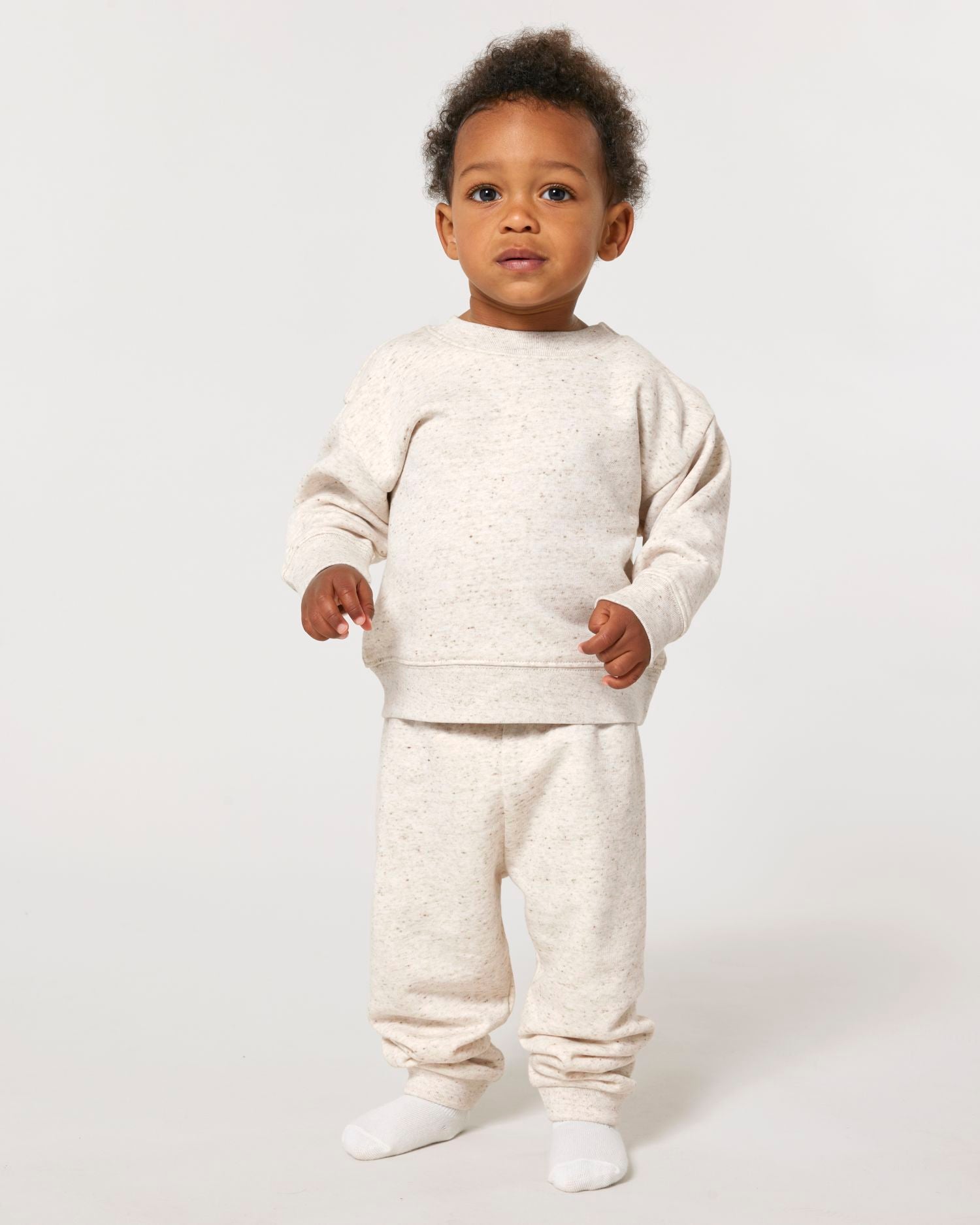 Organic Cotton Babies' Crewnecks Sweatshirt - 280 g/m² | Baby Changer STSB920