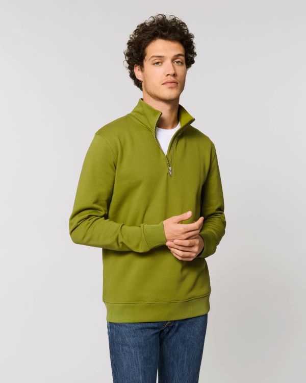 Men's Organic Zip Sweatshirt 300 G/M² | Stanley Trucker Crewnecks STSM611