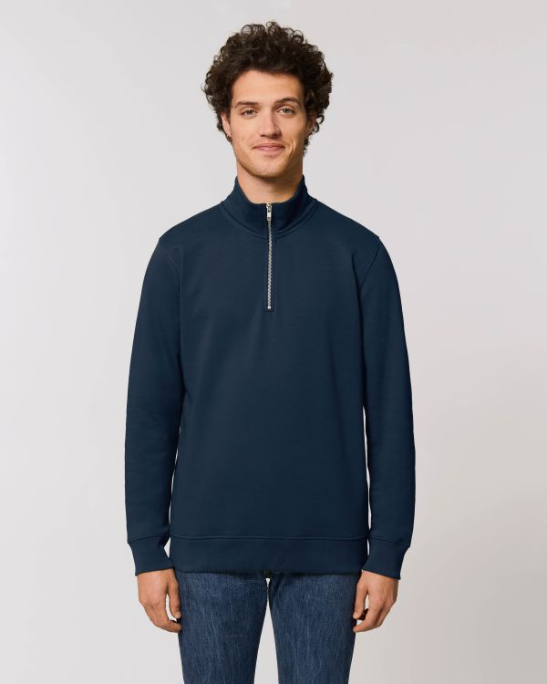 Men's Organic Zip Sweatshirt 300 G/M² | Stanley Trucker Crewnecks STSM611