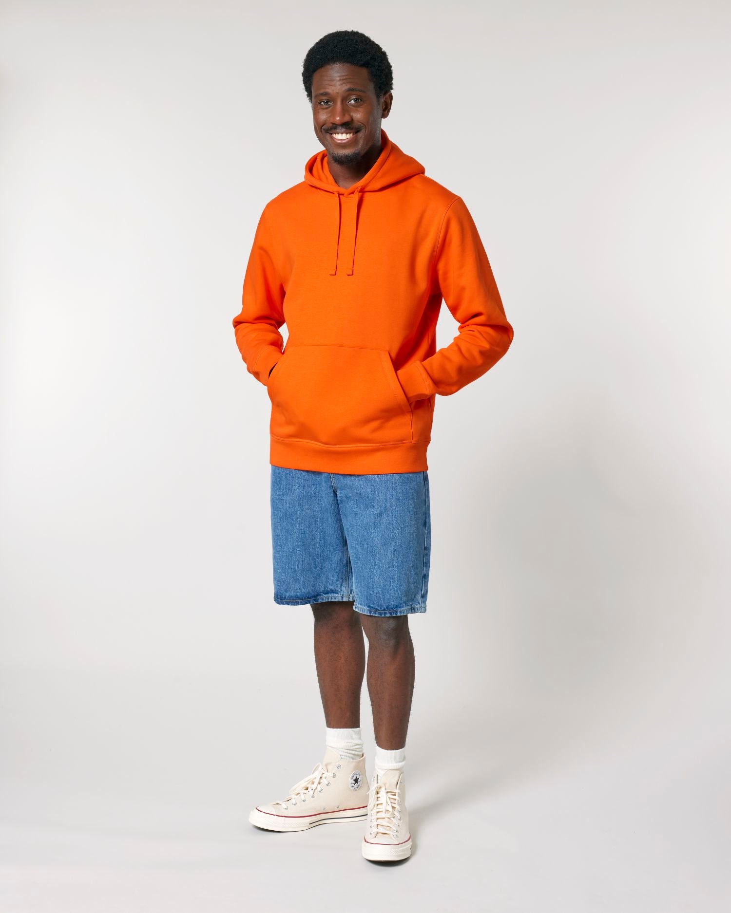 Unisex Organic Cotton Mid-Light Hoodie Sweatshirt - 280 GSM | Drummer 2.0 STSU168