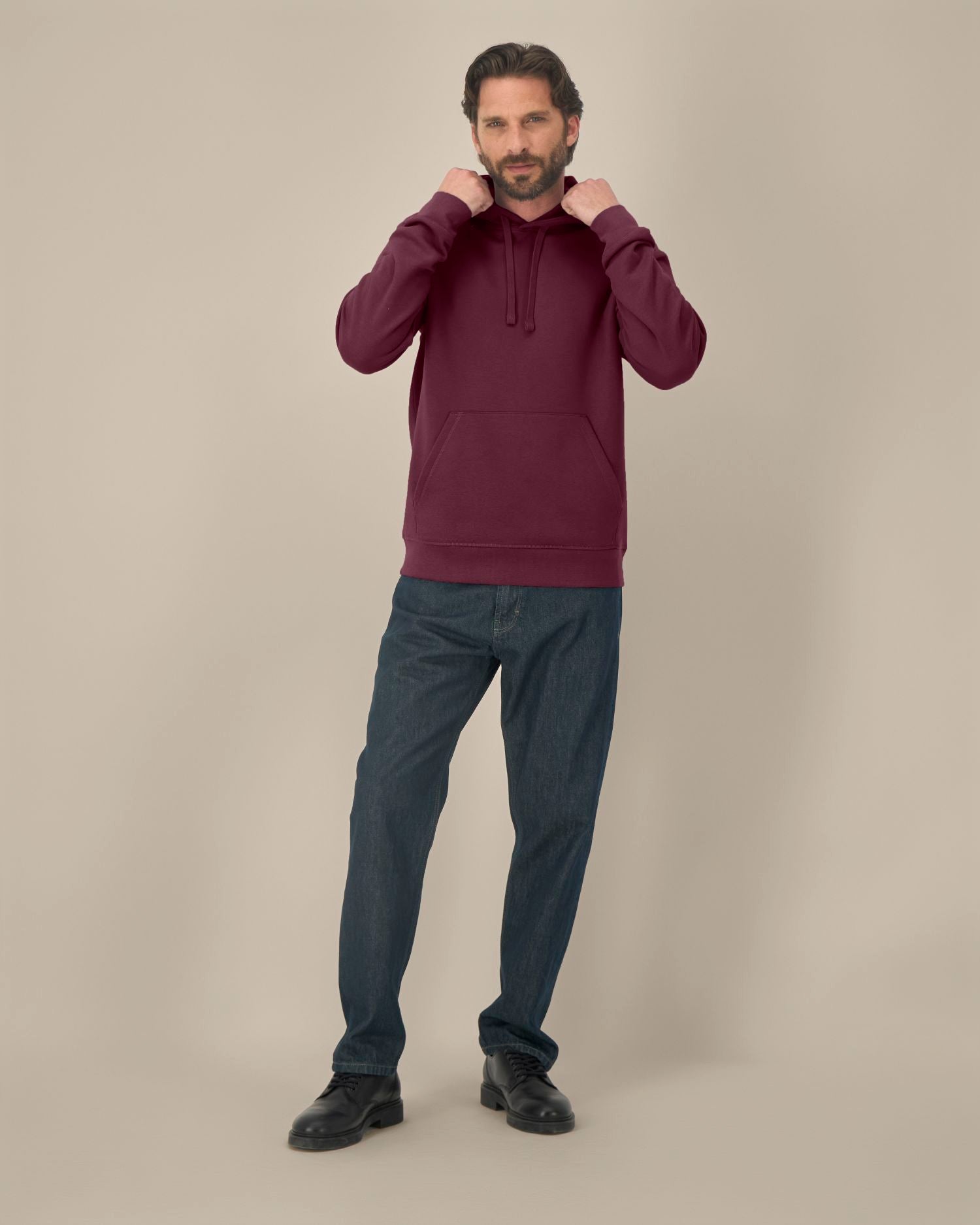 Unisex Hoodie Sweatshirt van Biologisch Katoen Middel-Licht - 280 GSM | Drummer 2.0 STSU168