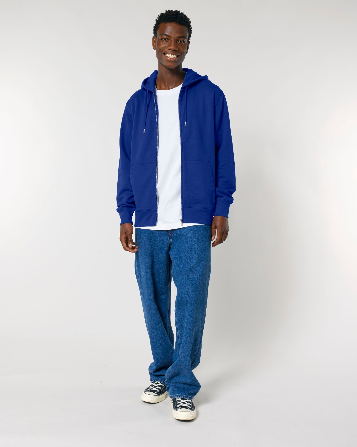 Unisex Zip-Thru Hoodie - Organic Cotton 350 GSM | Cultivator 2.0 Zipthru STSU179
