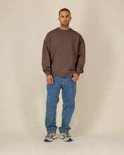 Uniseks Oversized Organisch Katoenen Ronde Hals Sweater - 350 GSM | Radder 2.0 STSU208