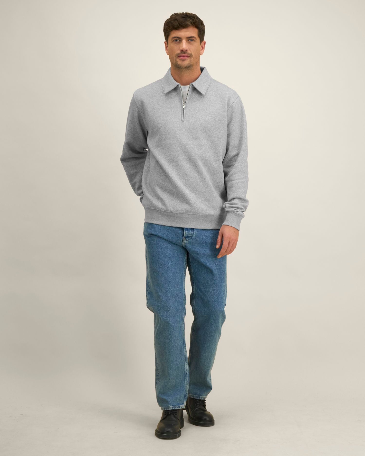 Sudadera unisex con cuello y cremallera de un cuarto - 280 GSM | Proper - STSU273