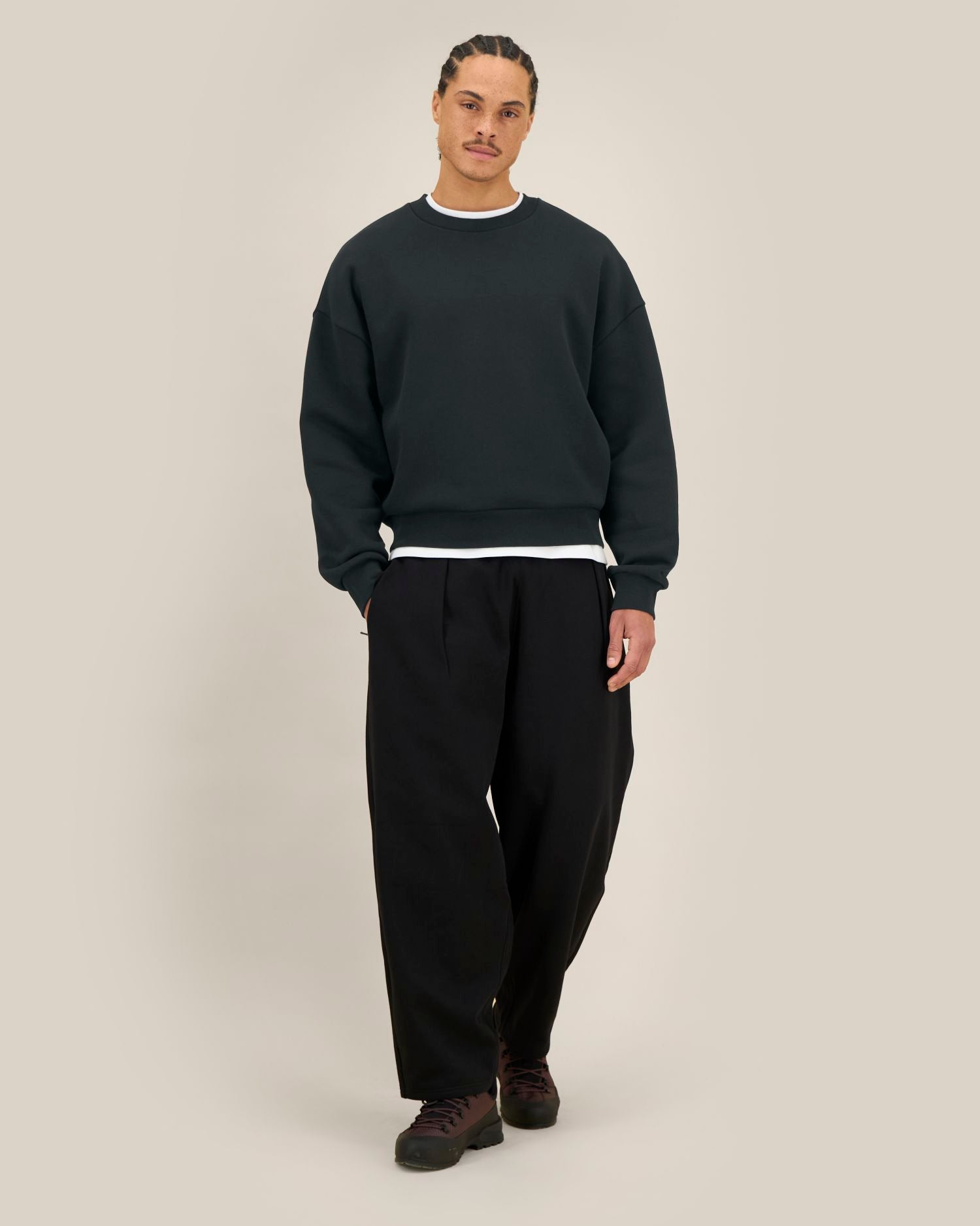 Unisex Ultra Heavyweight Oversized Crewneck - 500 GSM | Former - STSU279