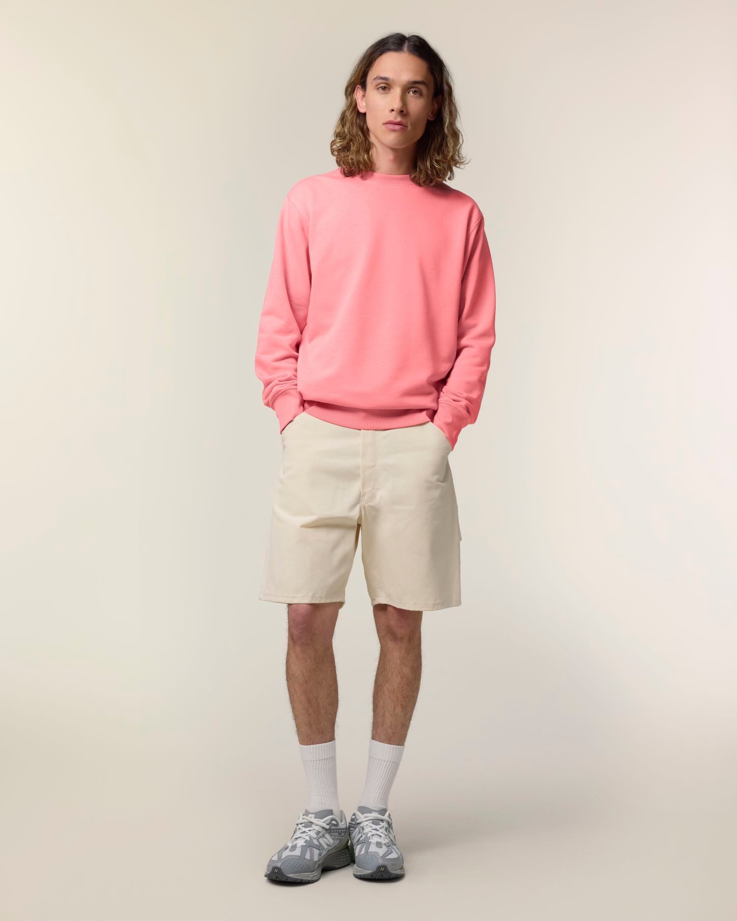 Unisex Organische Medium Fit Crewneck Sweatshirt | Matcher STSU799
