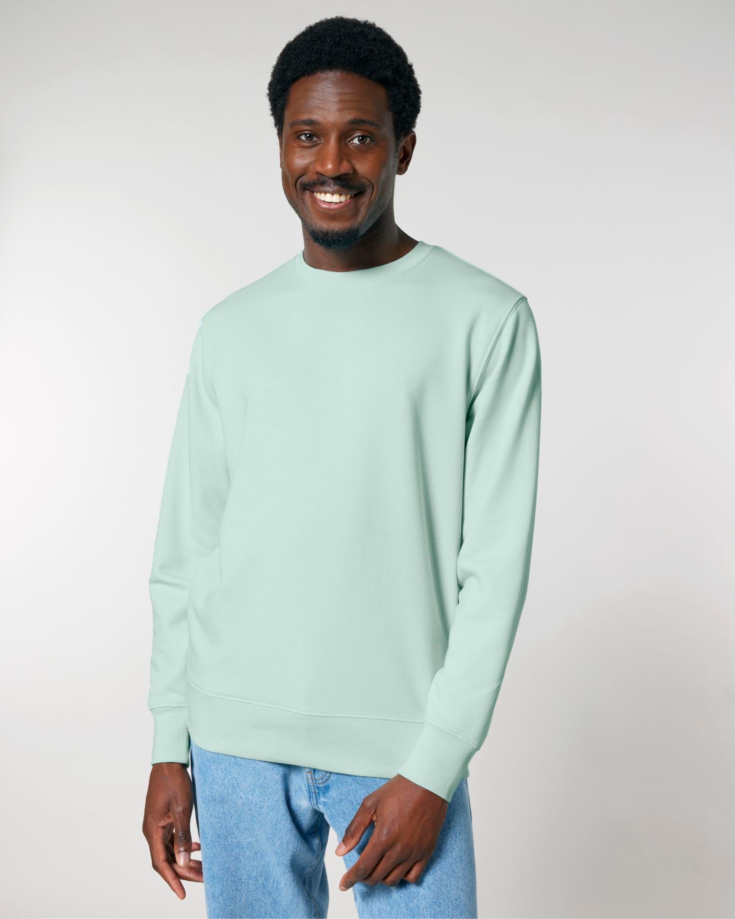Unisex Organic Medium Fit Crewneck Sweatshirt | Matcher STSU799