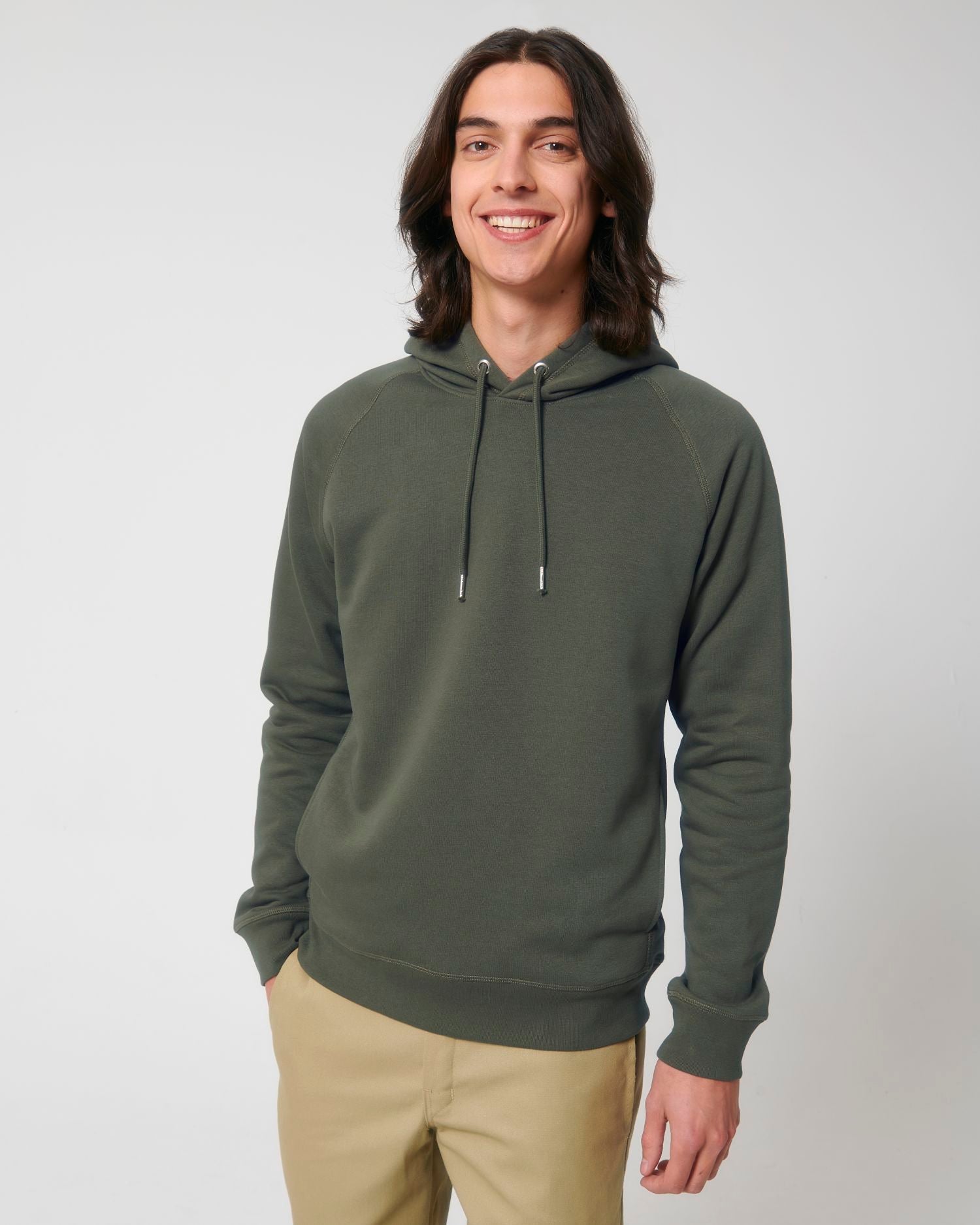 Unisex biologische hoodie met zijzakken | Sider STSU824