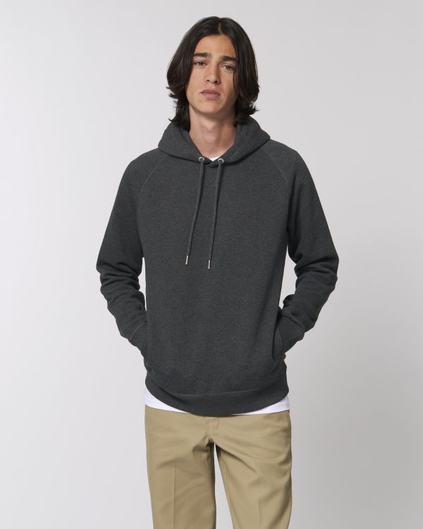 Unisex biologische hoodie met zijzakken | Sider STSU824