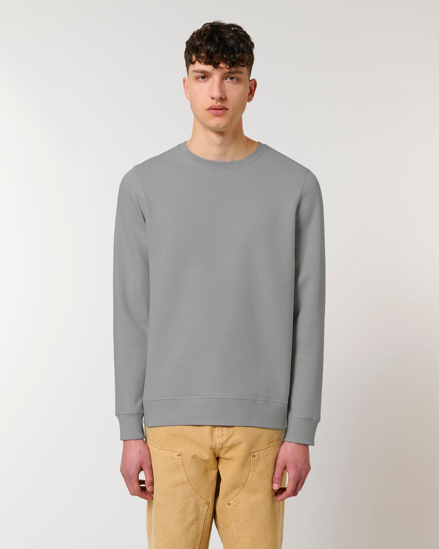 Sudadera de Cuello redondo orgánica unisex de peso medio-ligero - 280 g/m² | Roller STSU868