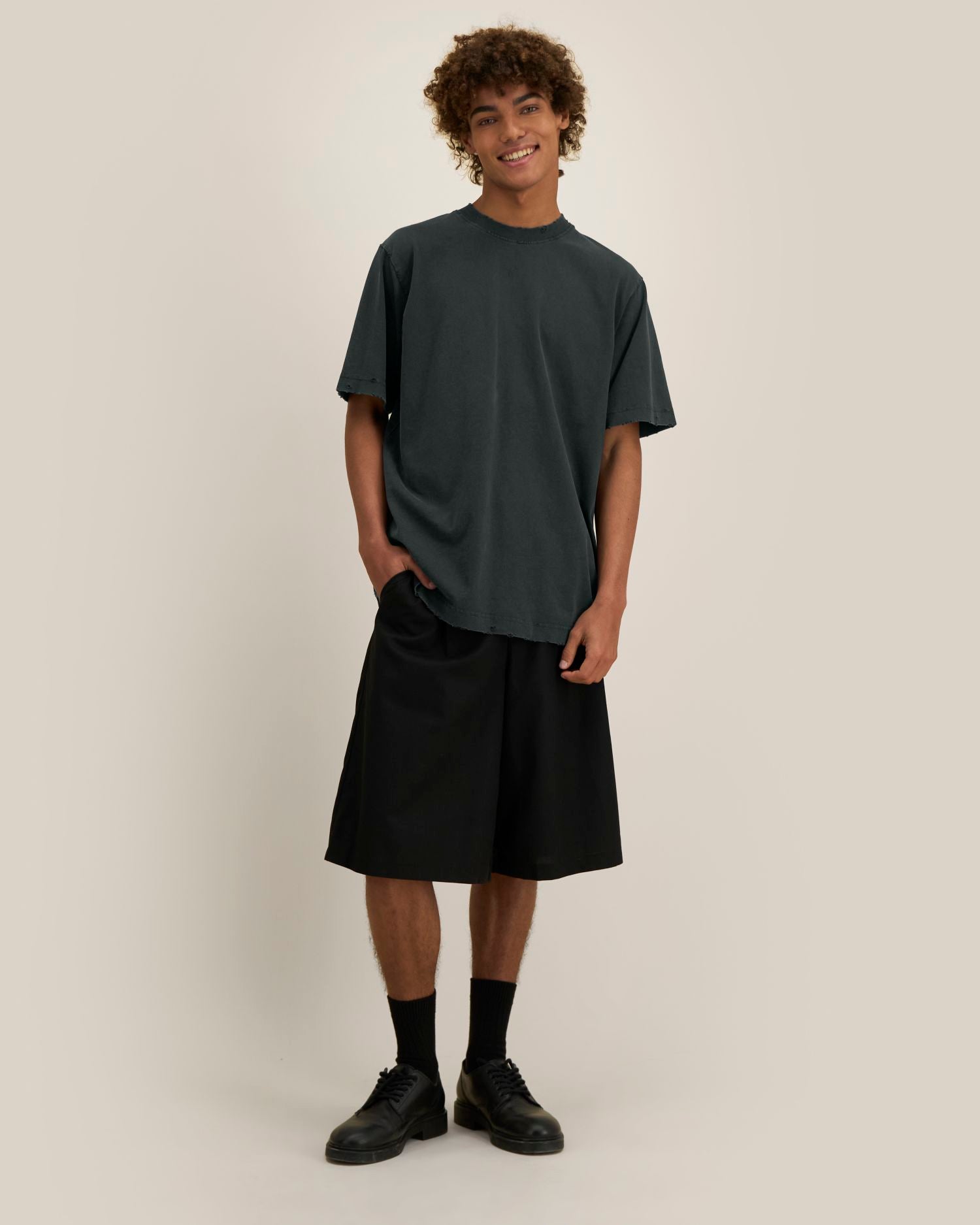 Stückgefärbtes schweres T-Shirt im Used-Look – 240 GSM | Freestyler Super Vintage – STTU280