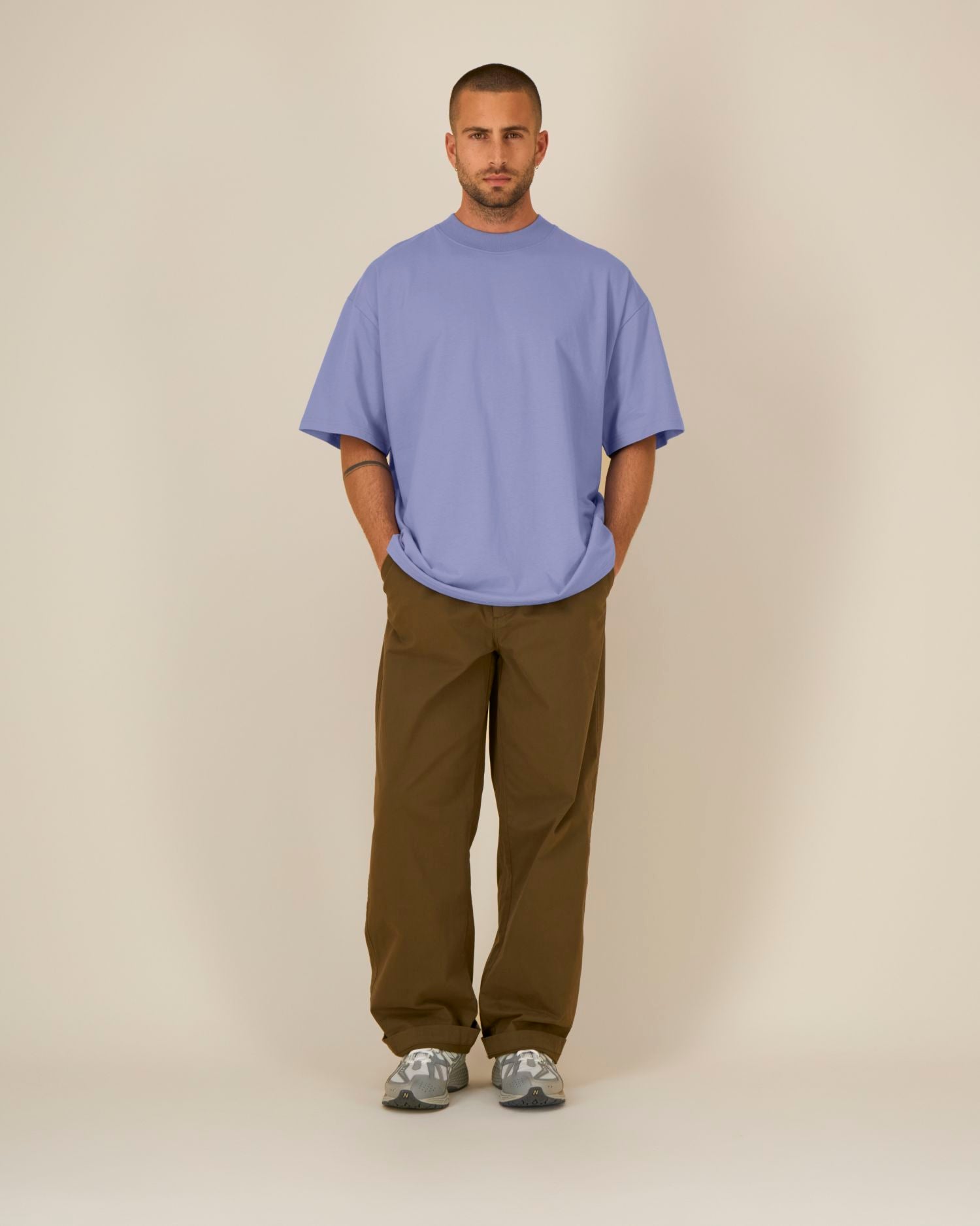 Unisex Oversized High Neck T-Shirt - 200 GSM | Blaster 2.0 STTU959