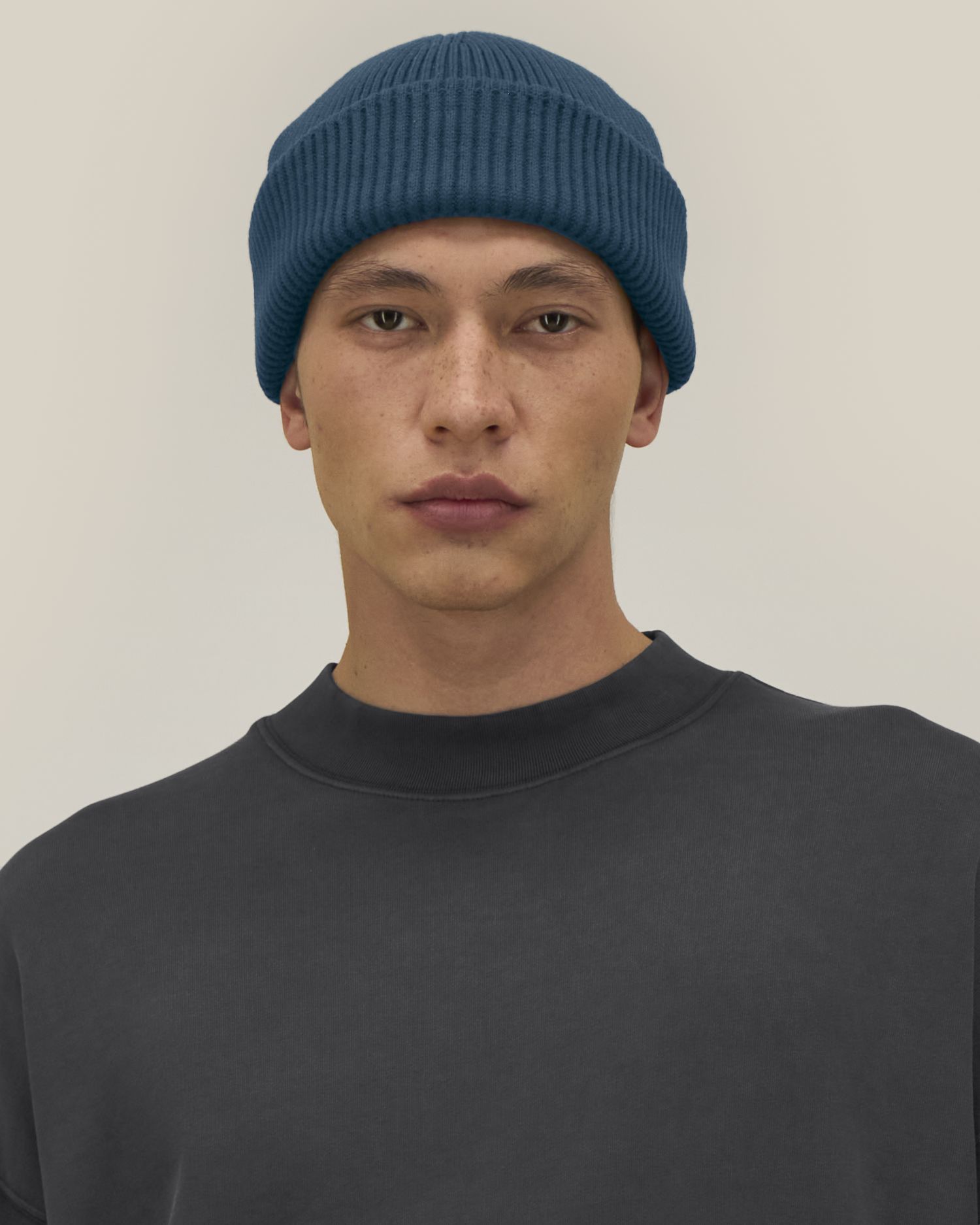 Unisex-Fisherman-Beanie aus Rippstrick | Fisherman Beanie 2.0 – STAU296