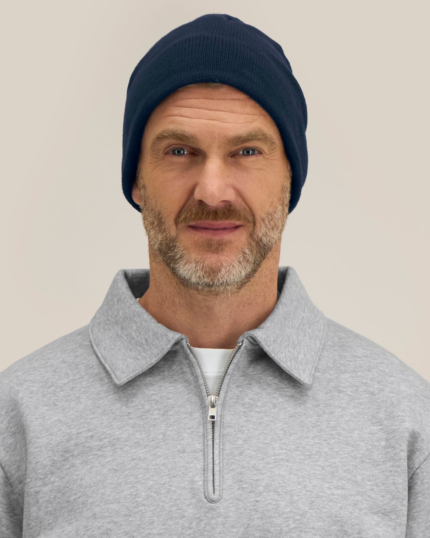 Unisex Fleece-Lined Organic Cotton Beanie | Fielder - STAU297