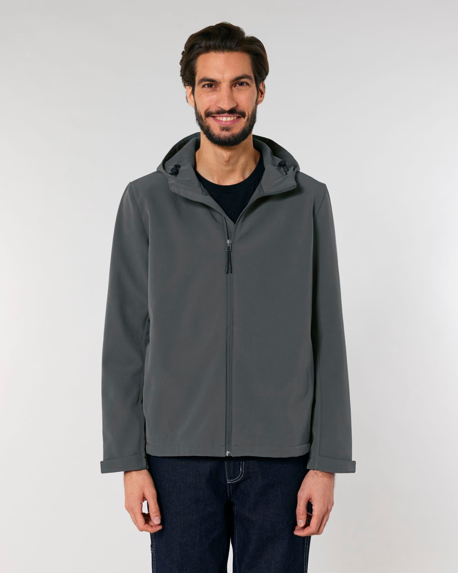 Chaqueta Softshell Repelente al Agua con Capucha para Hombre - 342 GSM | Stanley Discoverer STJM158