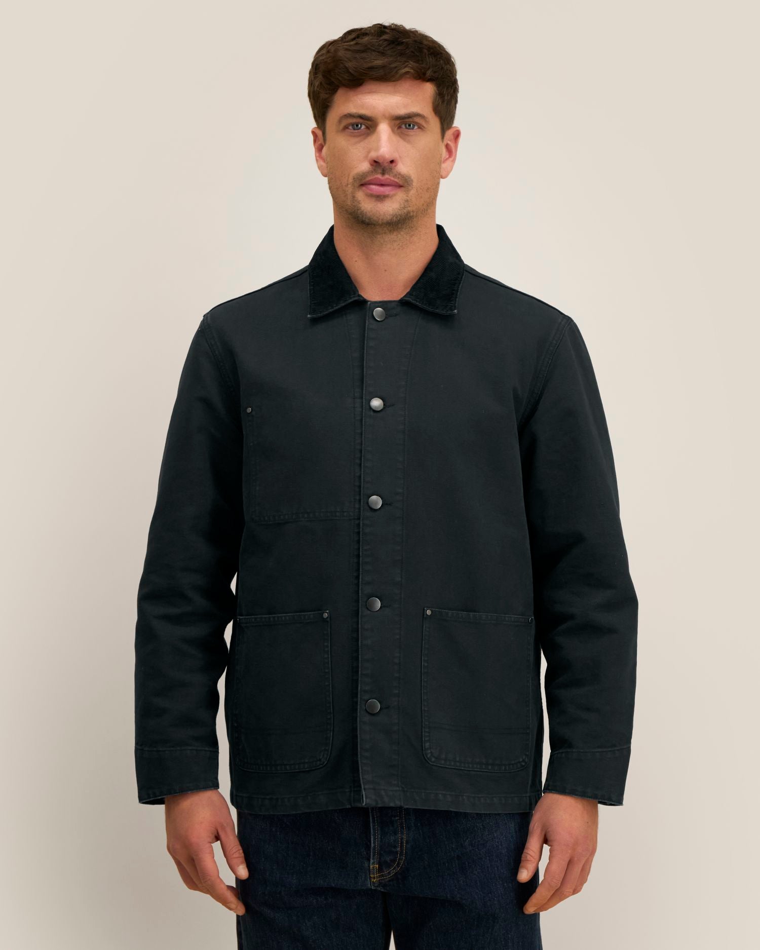 Unisex-Jacke aus stückgefärbtem Baumwoll-Canvas – 379 GSM | Arbeitsjacke – STJU294