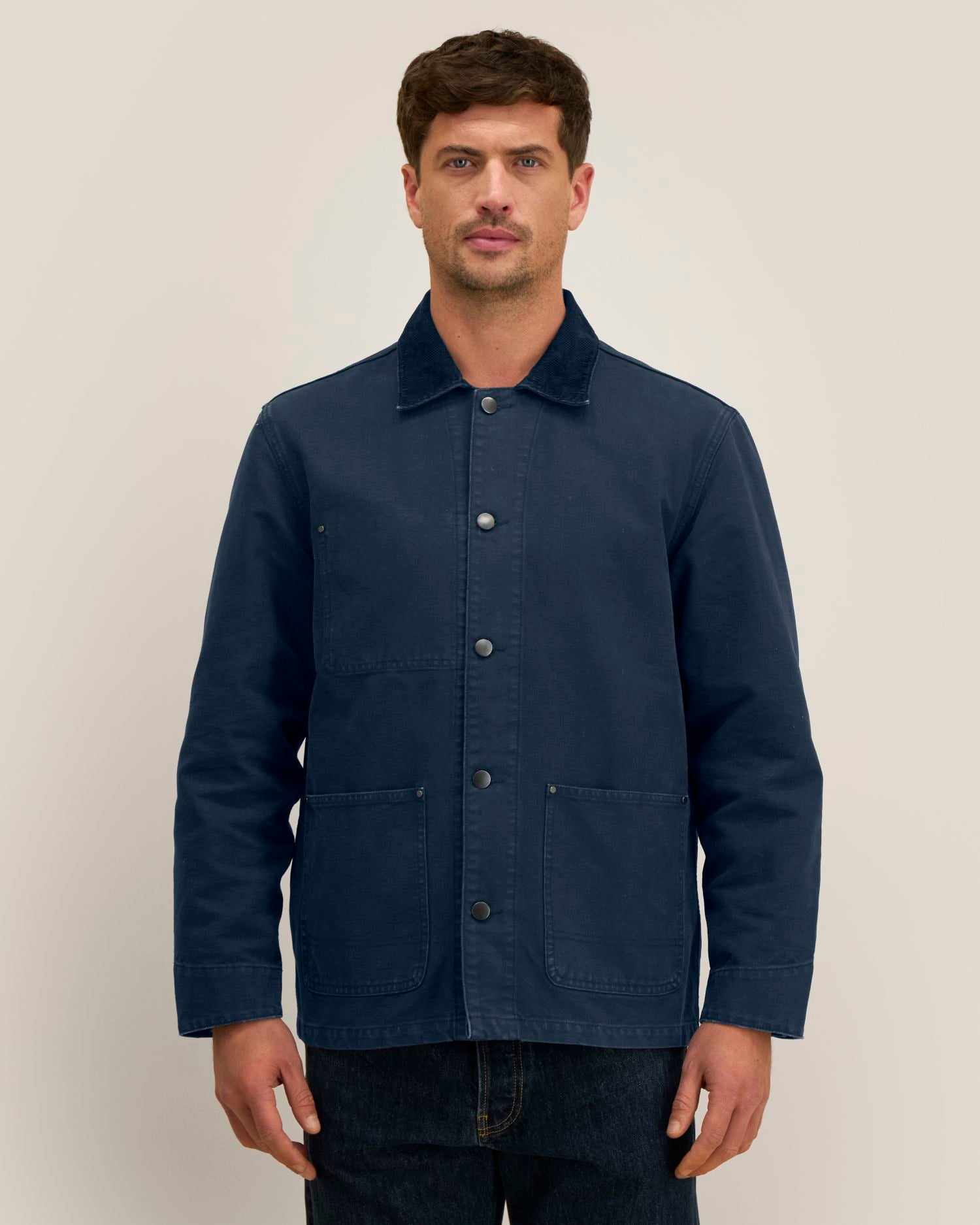 Unisex-Jacke aus stückgefärbtem Baumwoll-Canvas – 379 GSM | Arbeitsjacke – STJU294