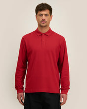 Unisex Organic Cotton Long Sleeve Polo - 240 GSM | Prepster 2.0 STPU223